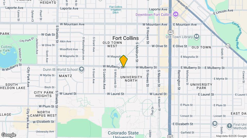 507 W Mulberry St Map and Location Details