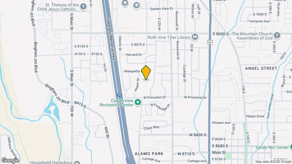 8296 S Harrison Cir Map and Location Details