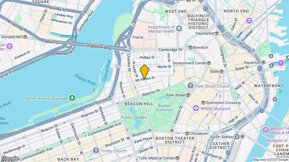 88 Mt Vernon St Map and Location Details