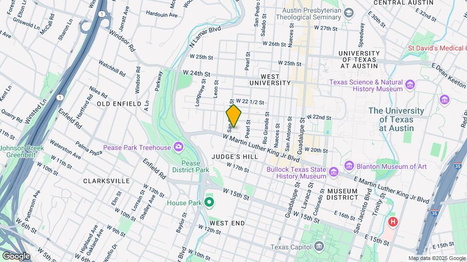 1905 San Gabriel St Mapa y Detalles de la Ubicación
