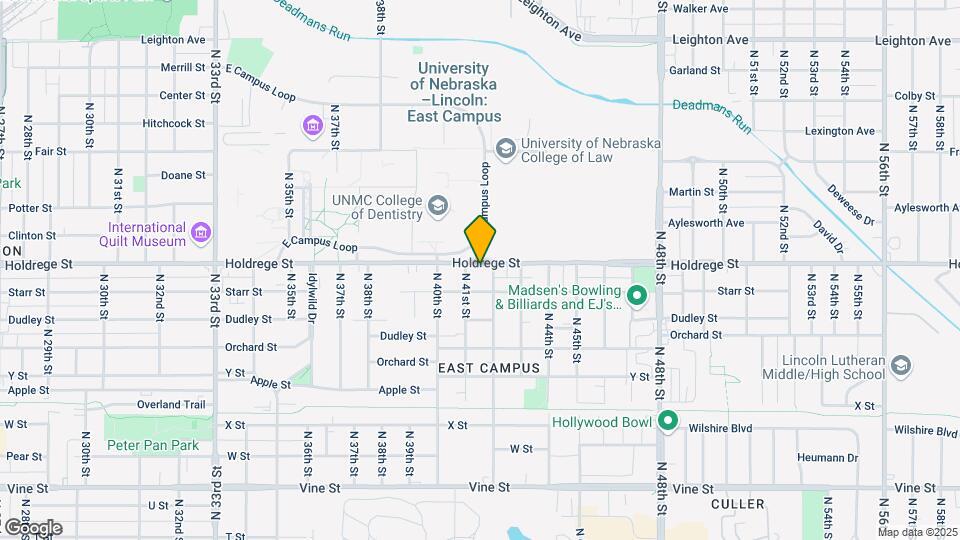 4127 Holdrege St Map and Location Details