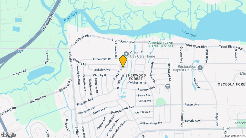 9733 Priory Ave Map and Location Details