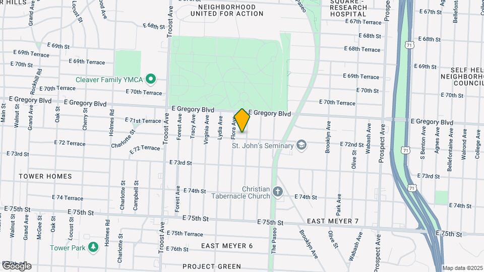1508 E 72nd St Mapa y Detalles de la Ubicación