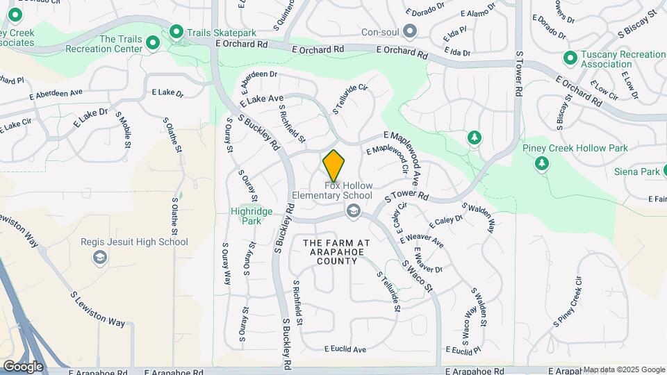 6182 S Salida Ct Map and Location Details