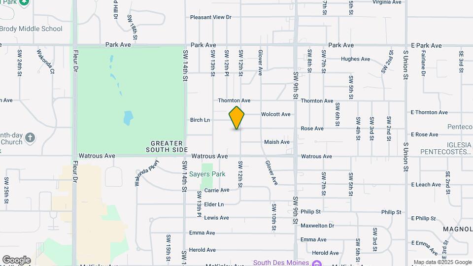 3812 SW 12th St Map and Location Details
