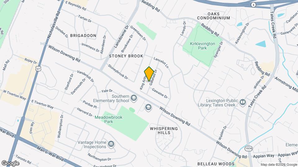 3561 Galahad Dr Map and Location Details