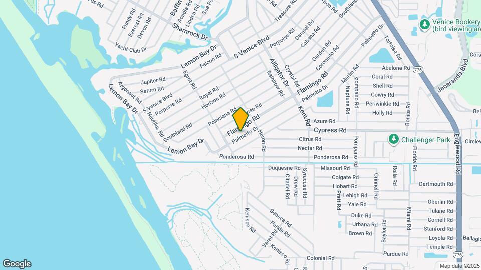 1180 Palmetto Dr Map and Location Details