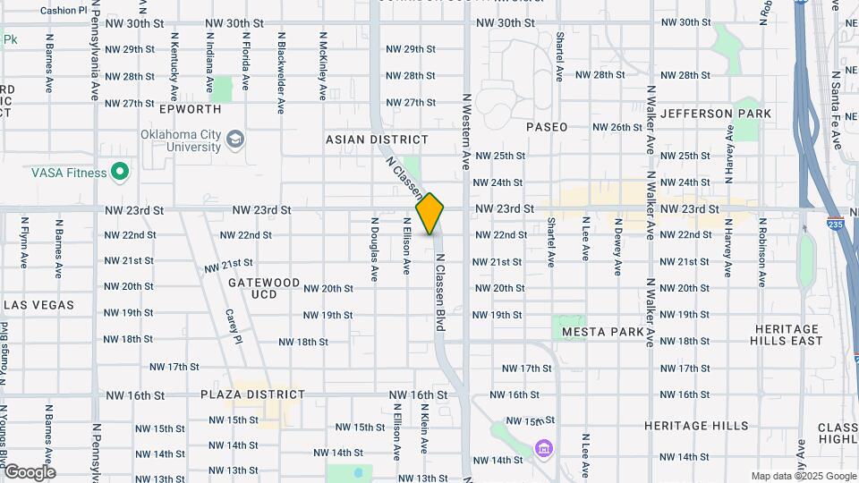 1204 NW 22nd Map and Location Details