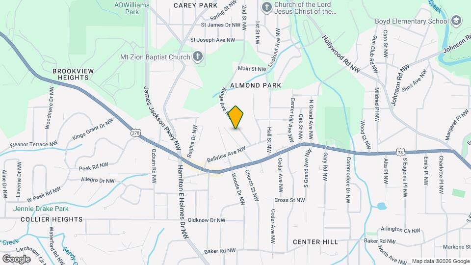 850 Ridge Ave NW Map and Location Details