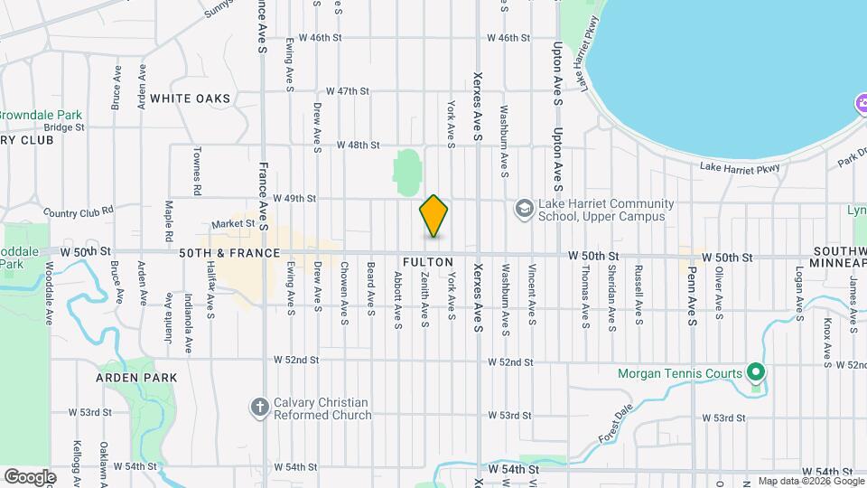 4945 Zenith Ave S Mapa y Detalles de la Ubicación