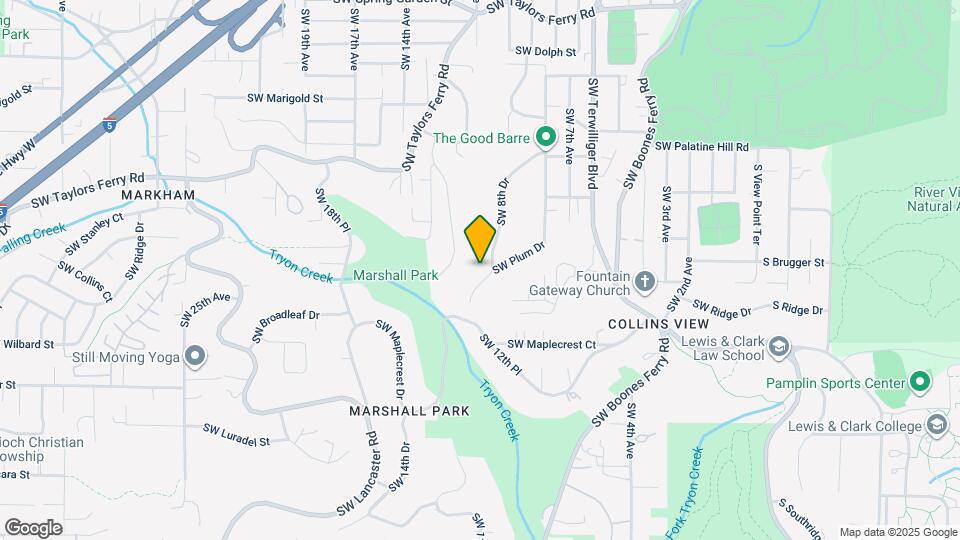 1055 SW Plum Dr, Unit Basement ADU Map and Location Details