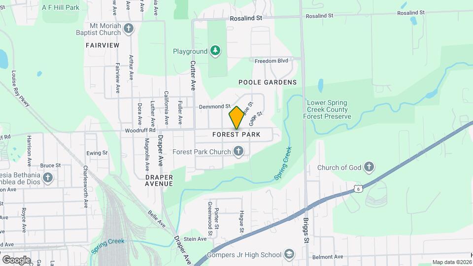 1408 Woodruff Rd Map and Location Details