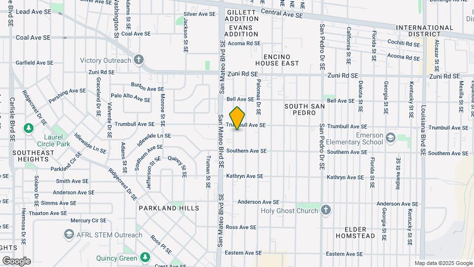 812 Ortiz Dr SE Map and Location Details