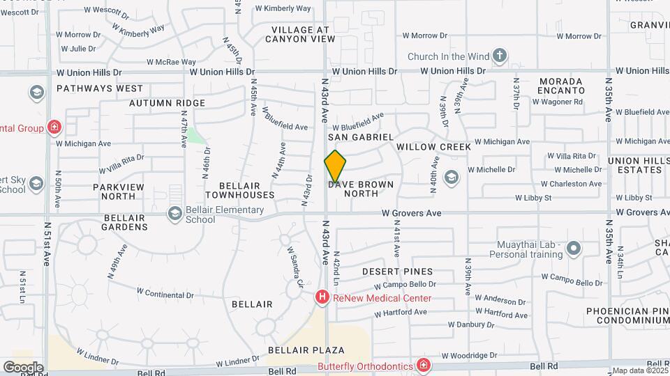 4243 W Michelle Dr Mapa y Detalles de la Ubicación