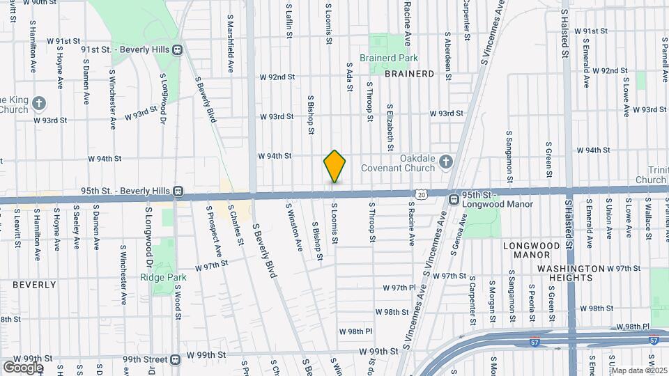 9453 S Loomis St Mapa y Detalles de la Ubicación