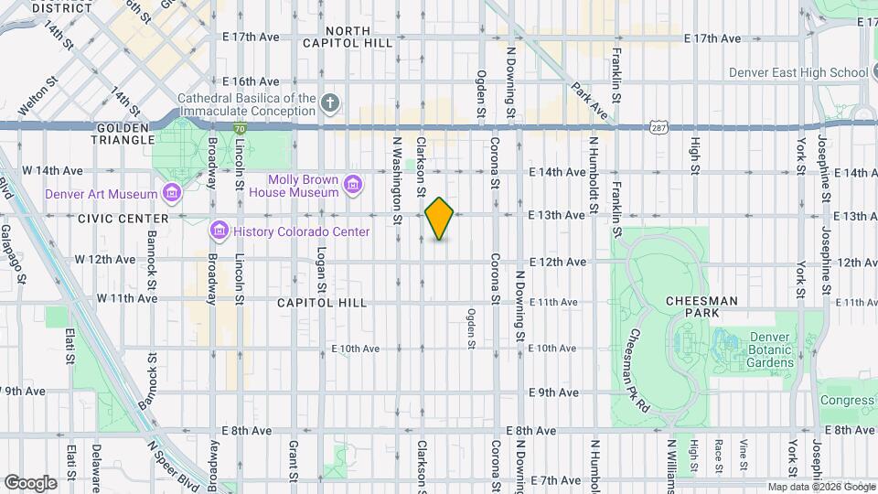 1225 Emerson St Map and Location Details