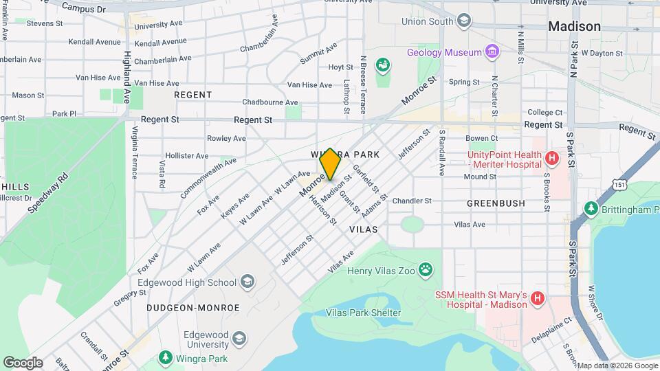 1804 Madison St, Unit #1 Map and Location Details