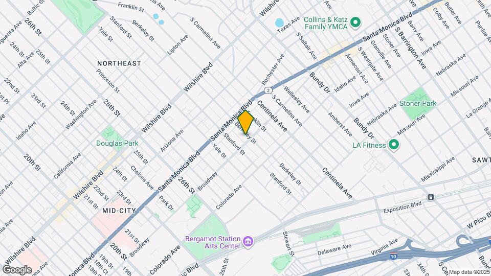 1452 Berkeley St Mapa y Detalles de la Ubicación