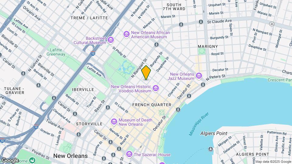 929 Dumaine St Map and Location Details