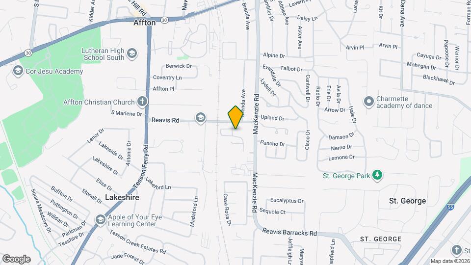 9740 Bexley Station Dr Map and Location Details