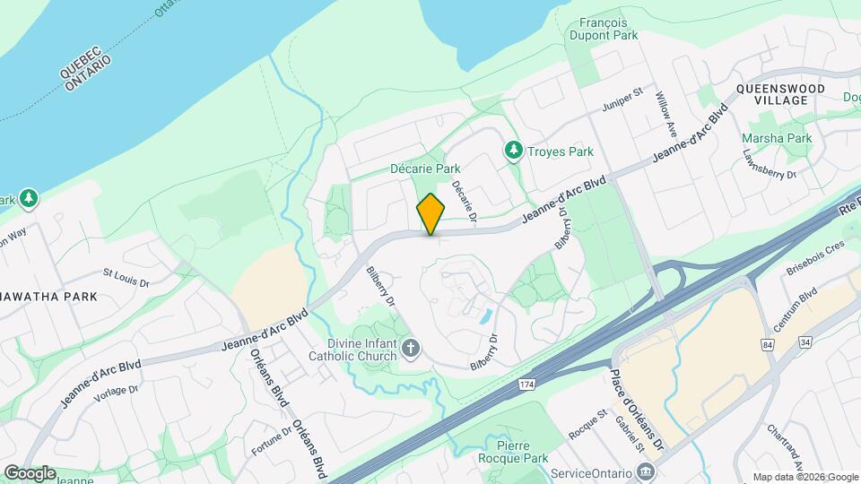 6824 Jeanne D'Arc Blvd N Map and Location Details