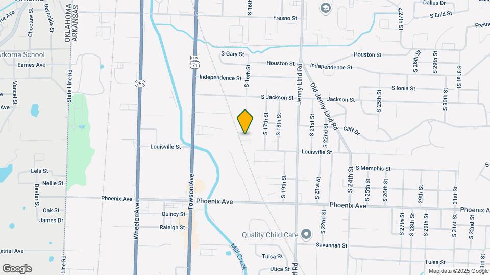 4200 S 16th St Map and Location Details