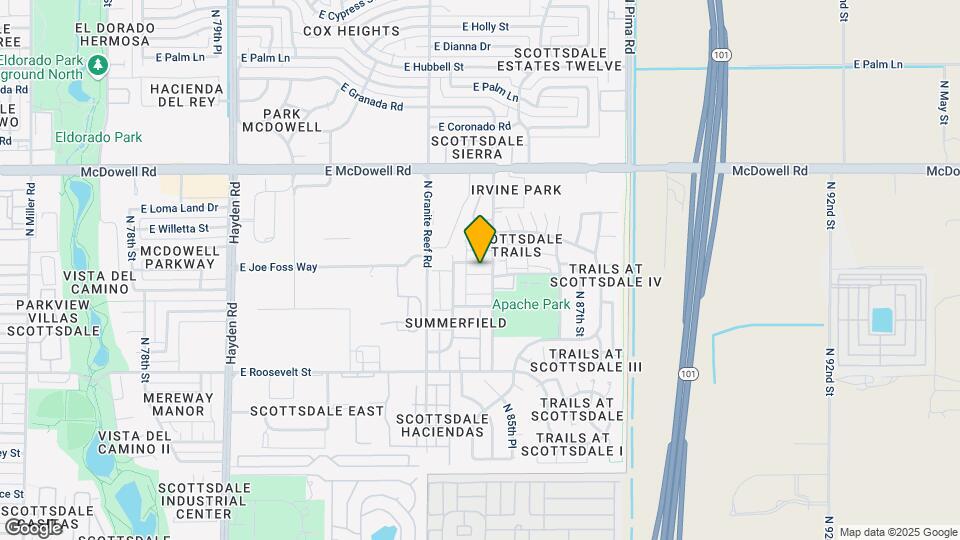 8543 E Belleview St Mapa y Detalles de la Ubicación