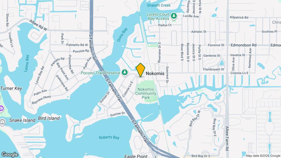 611 Osceola Rd Map and Location Details