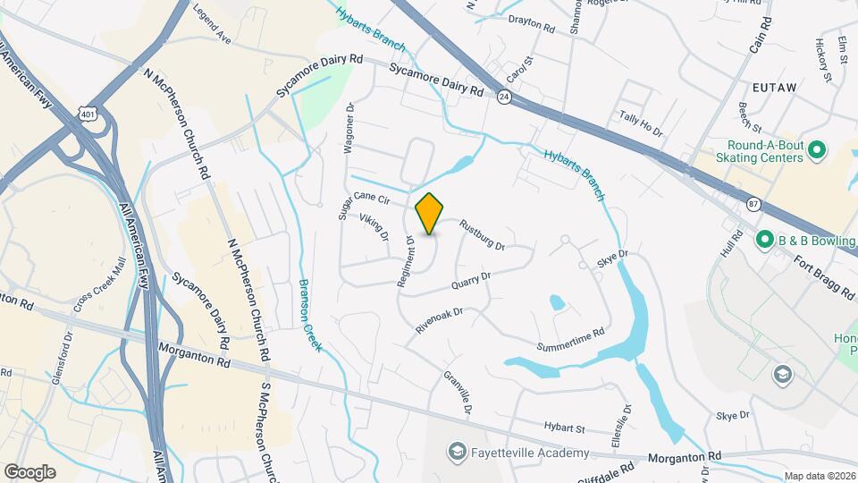 3626 Sugar Cane Cir Map and Location Details