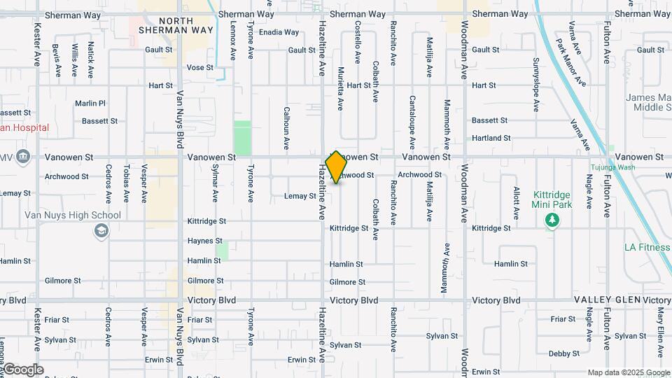 6705 Murietta Ave Mapa y Detalles de la Ubicación