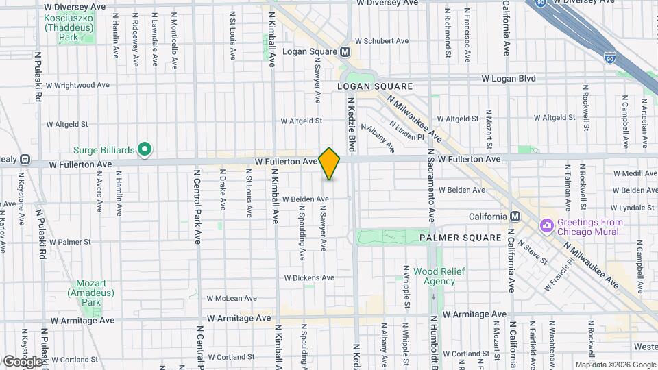 2321 N Sawyer Ave Map and Location Details