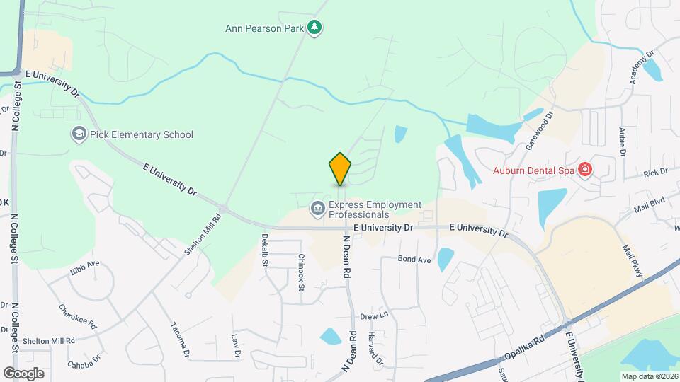 1257 N Dean Rd Map and Location Details