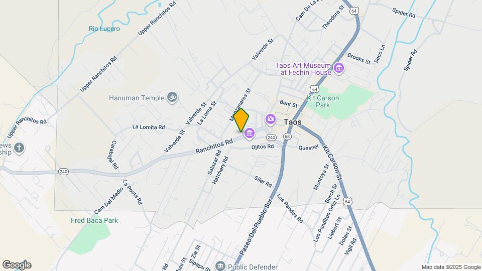 223 Ranchitos Rd Map and Location Details