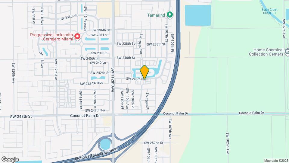 24343 SW 109th Ave Map and Location Details