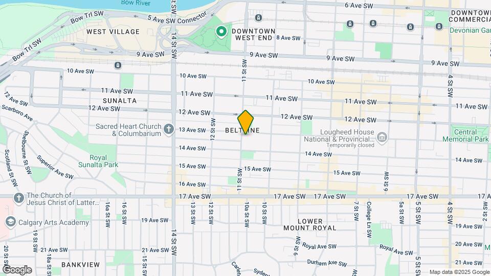 1304 11 St SW Map and Location Details