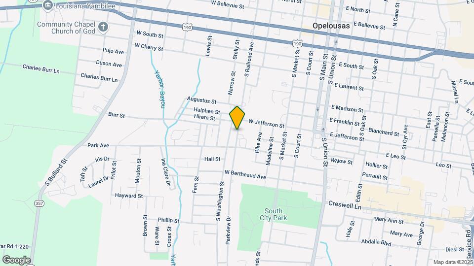 926 S Railroad Ave Map and Location Details