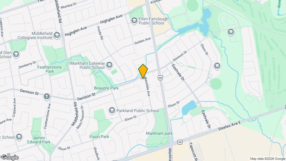 116 Marydale Av Map and Location Details