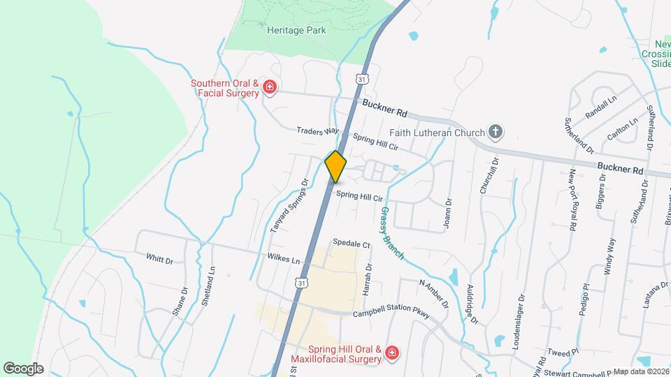 2102 Spring Hill Cir Map and Location Details