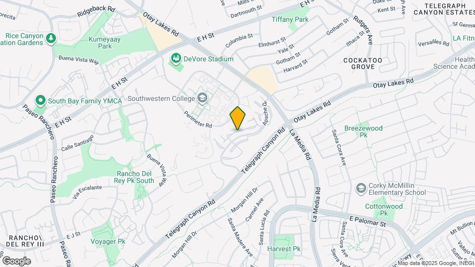 1527 Apache Dr Map and Location Details