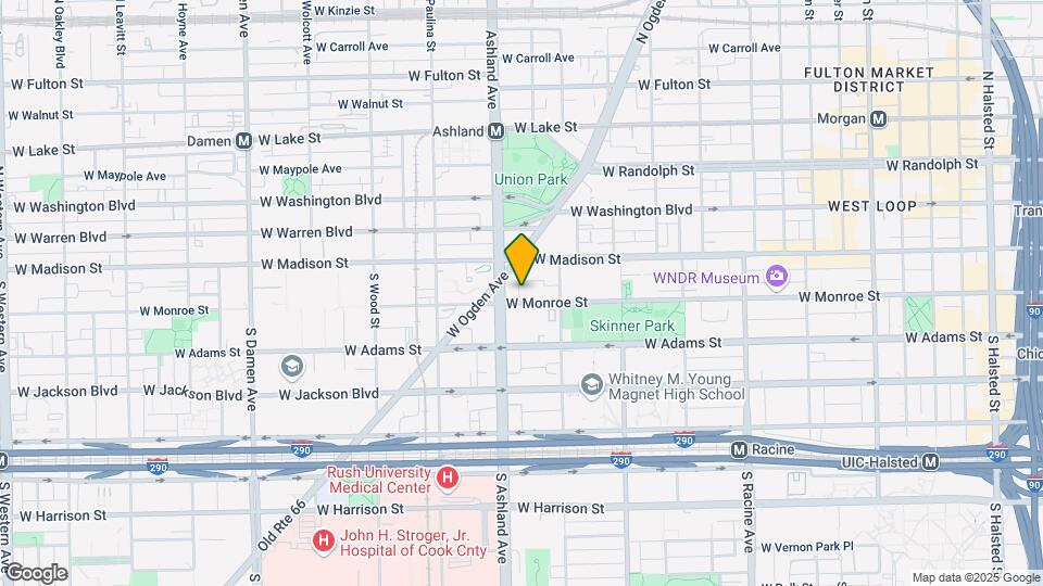1538 W Monroe St Map and Location Details