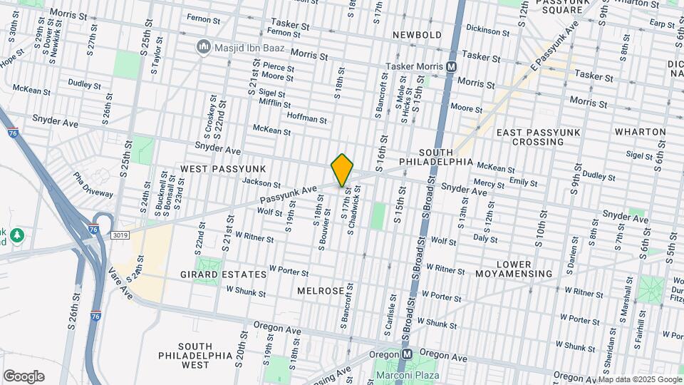 1705 Jackson St Map and Location Details