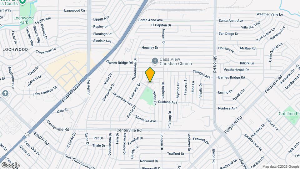 2208 Farola Dr Map and Location Details