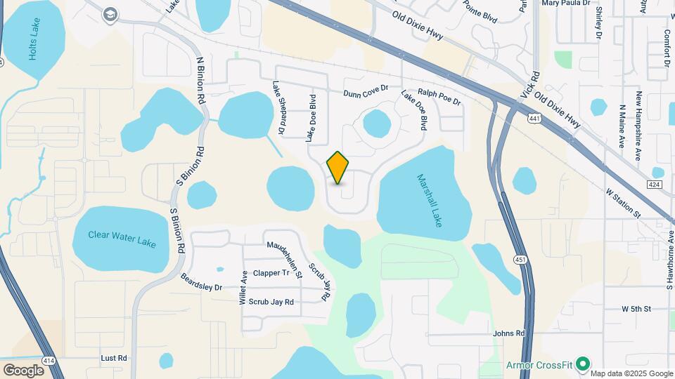 649 Doe Cove Pl Map and Location Details