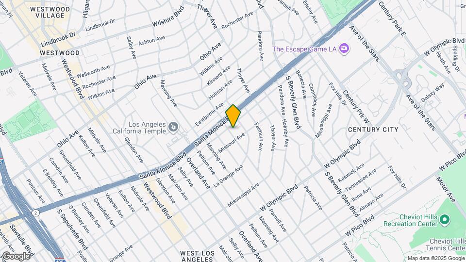 1820 Prosser Ave Mapa y Detalles de la Ubicación