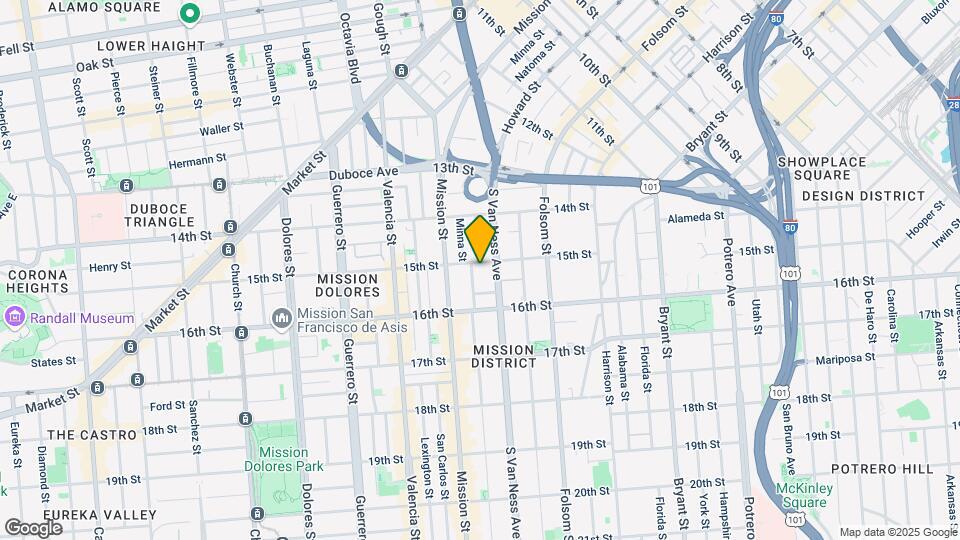 1523-1531 15th St Map and Location Details