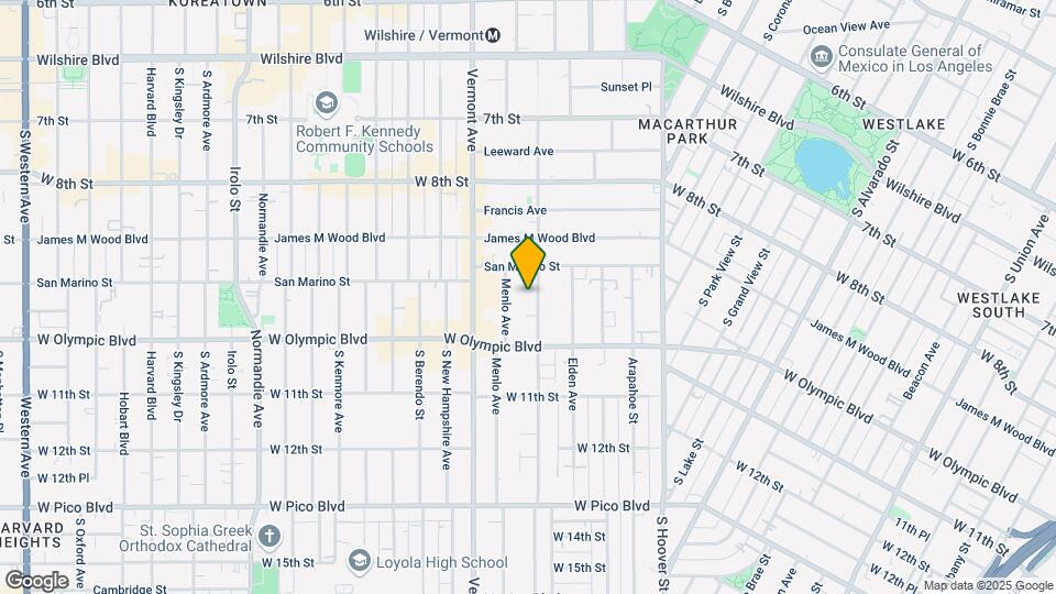953 S Westmoreland Ave Map and Location Details