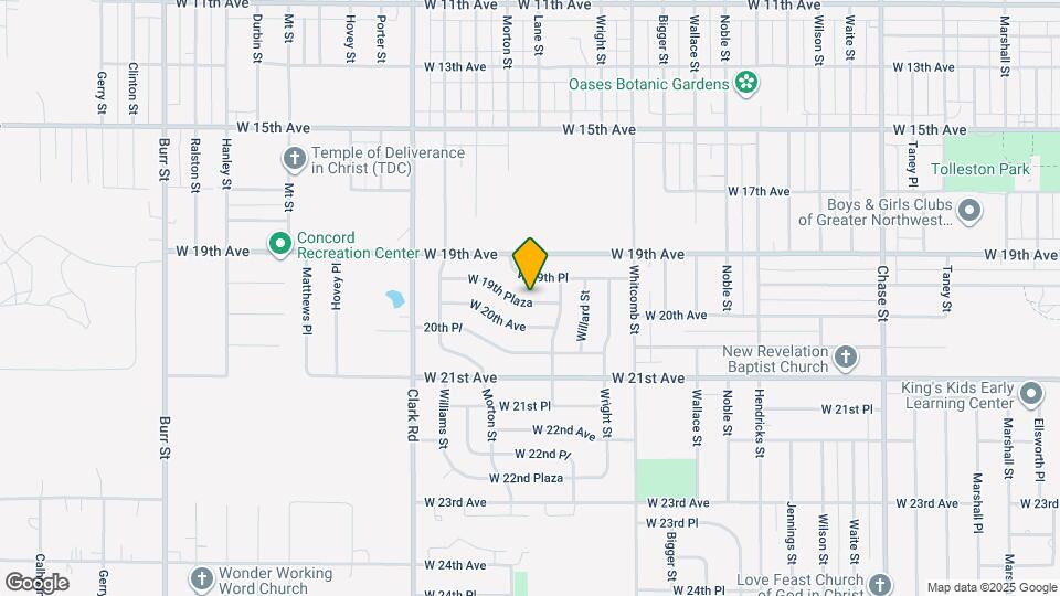 4216 W 19th Plaza Map and Location Details