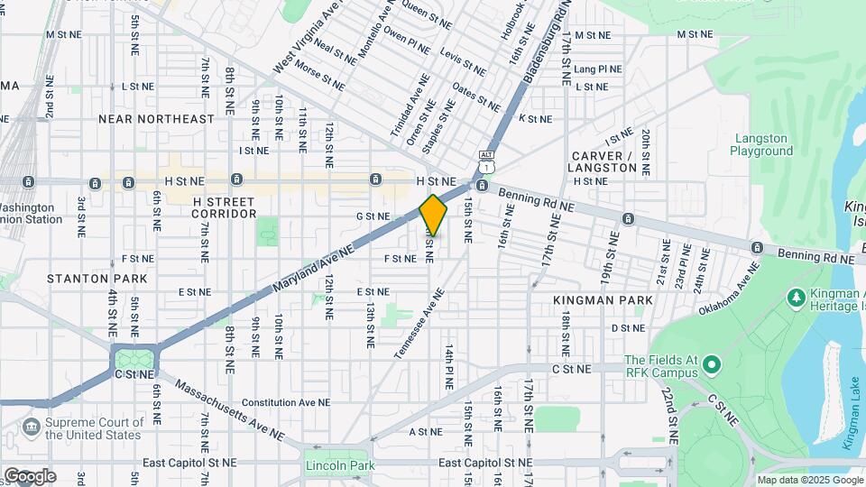 635 14th St NE Map and Location Details