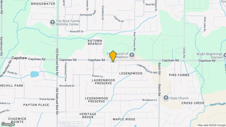 218 Woodgrove Dr NW Map and Location Details