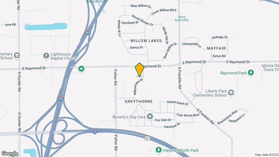2302 Willowview Dr Map and Location Details